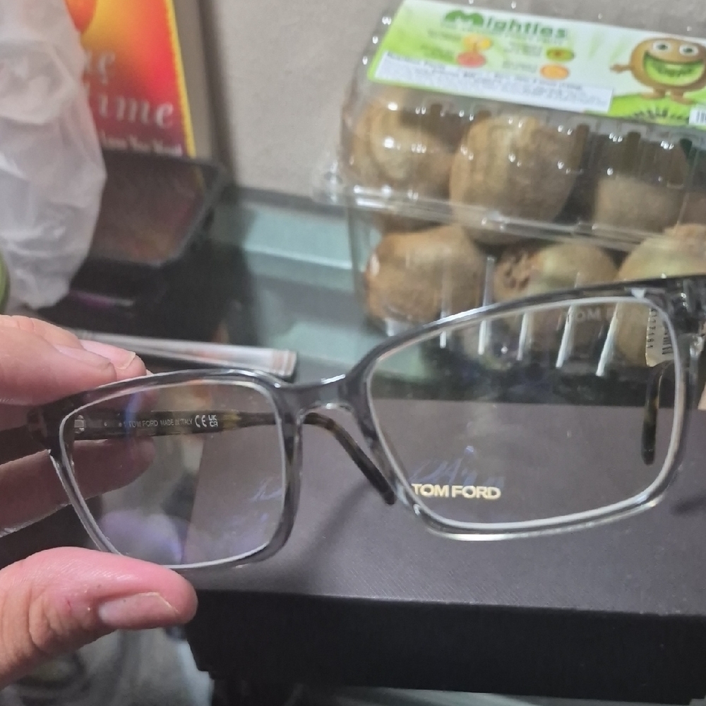 Tom Ford Black and Gray Eyeglasses